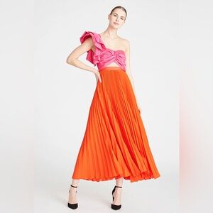 AMUR cleopatra pleated dress